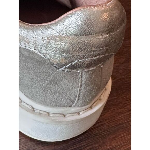 Halogen ladies leather sneaker in gray - Picture 8 of 9